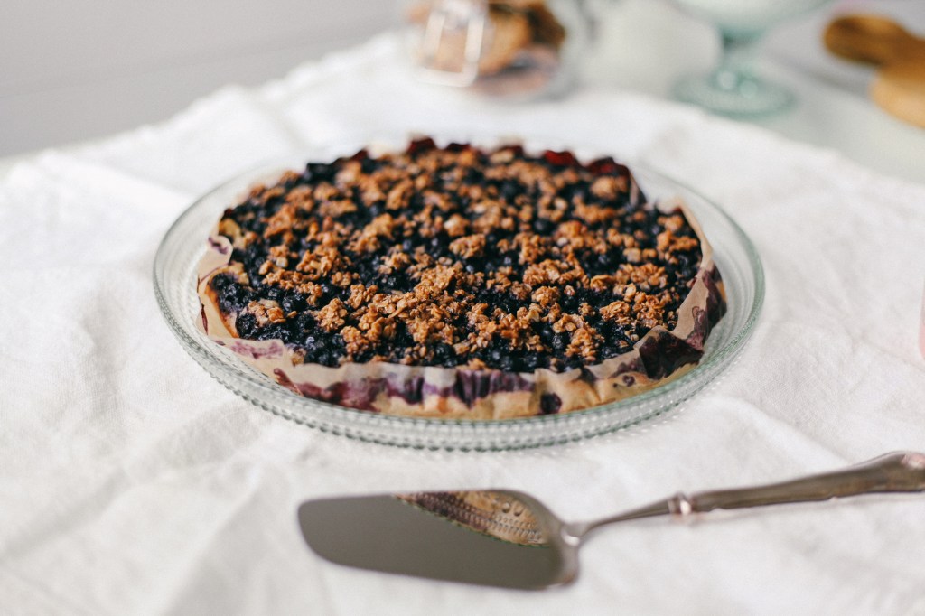 Healthy Blueberry Pie