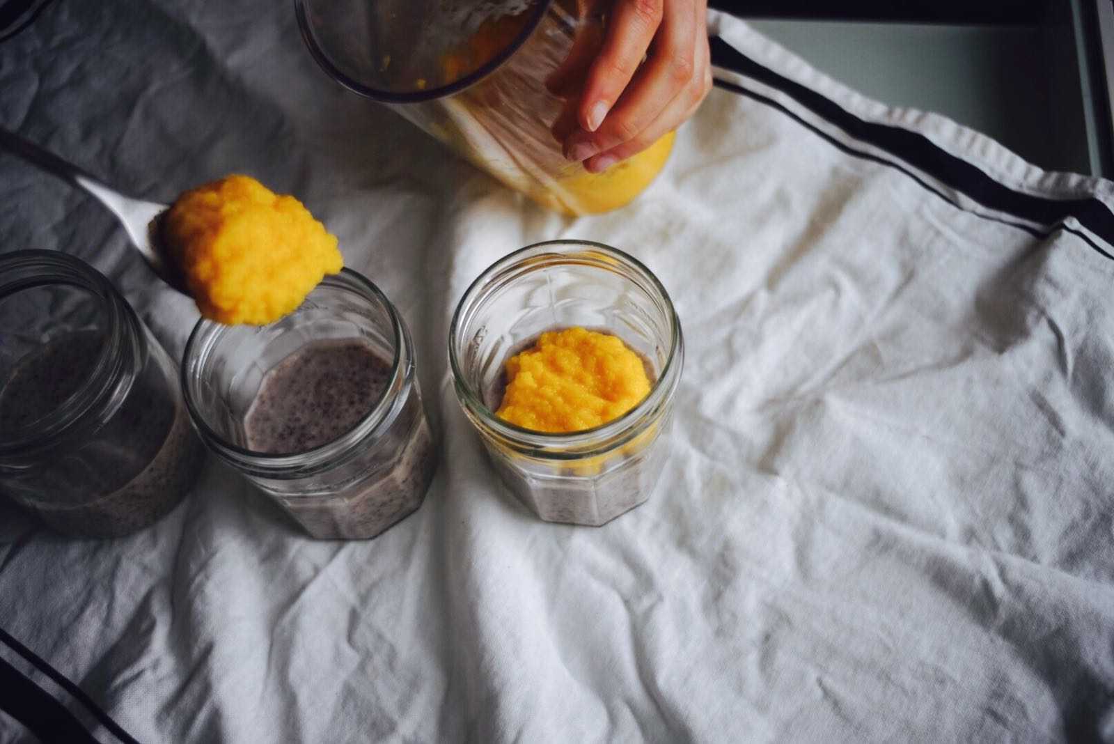 Mango coconut chia pudding 8