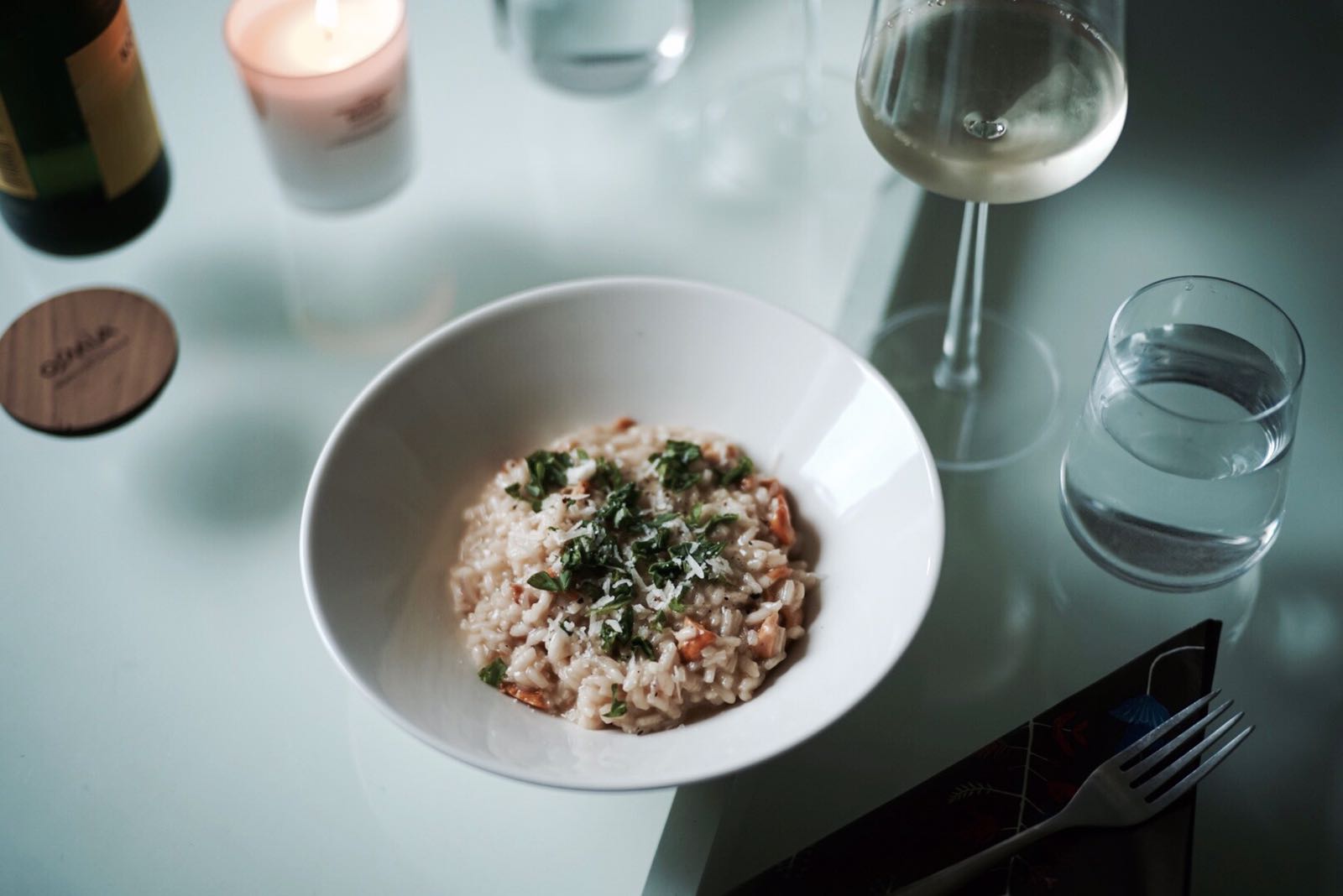 Chanterelle risotto